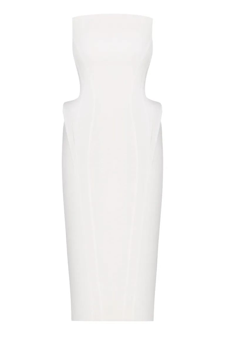 Dresses | Midi Dresses<CULT MIA ALLEGRA DRESS IN White