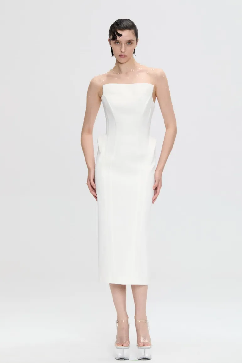 Dresses | Midi Dresses<CULT MIA ALLEGRA DRESS IN White