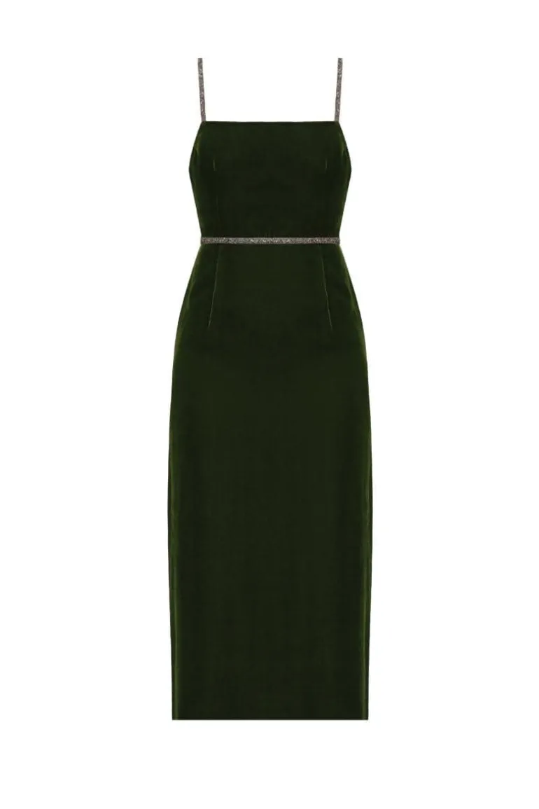 Dresses | Midi Dresses<CULT MIA AMYA GREEN MIDI DRESS
