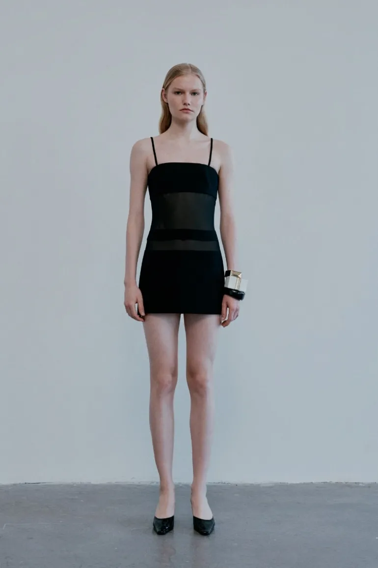 Dresses | Mini Dresses<CULT MIA ANDY SEE THROUGH MINI DRESS Black