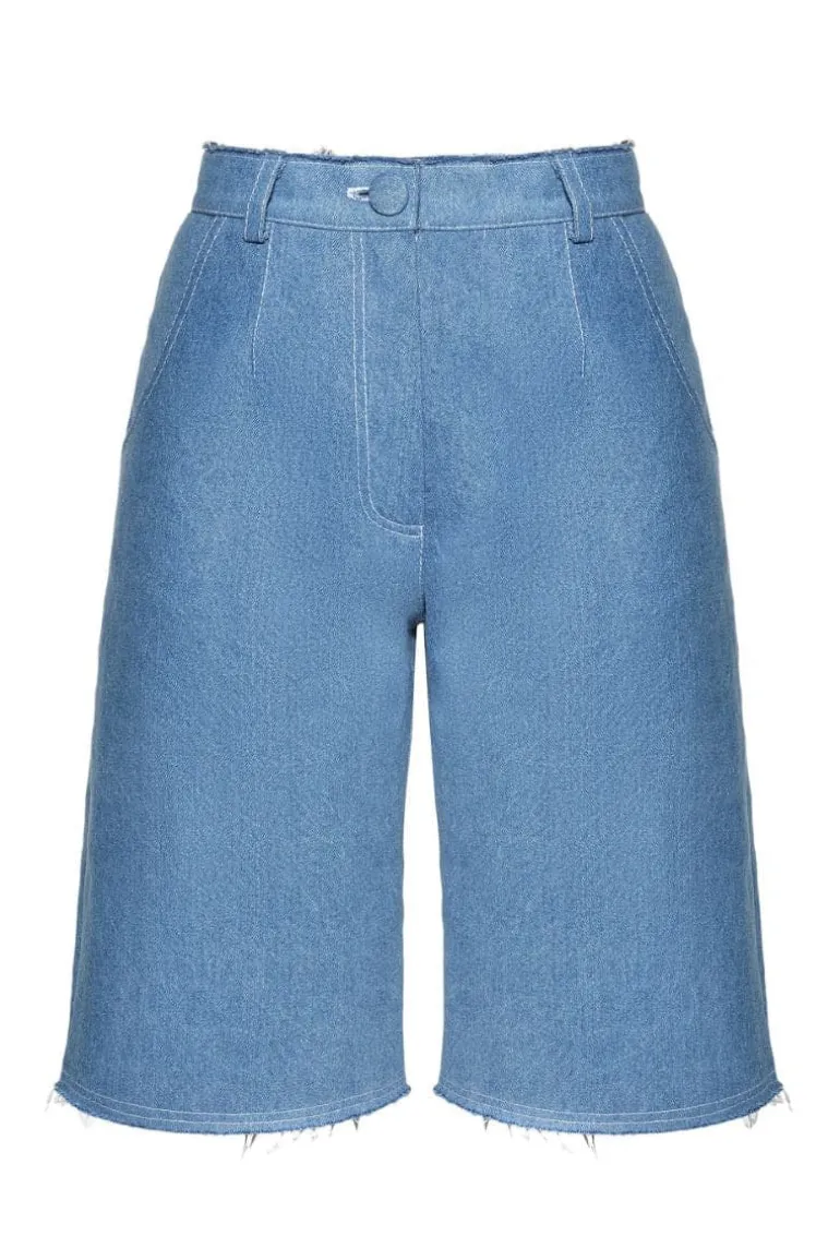 Pants<CULT MIA DENIM SHORTS Aqua