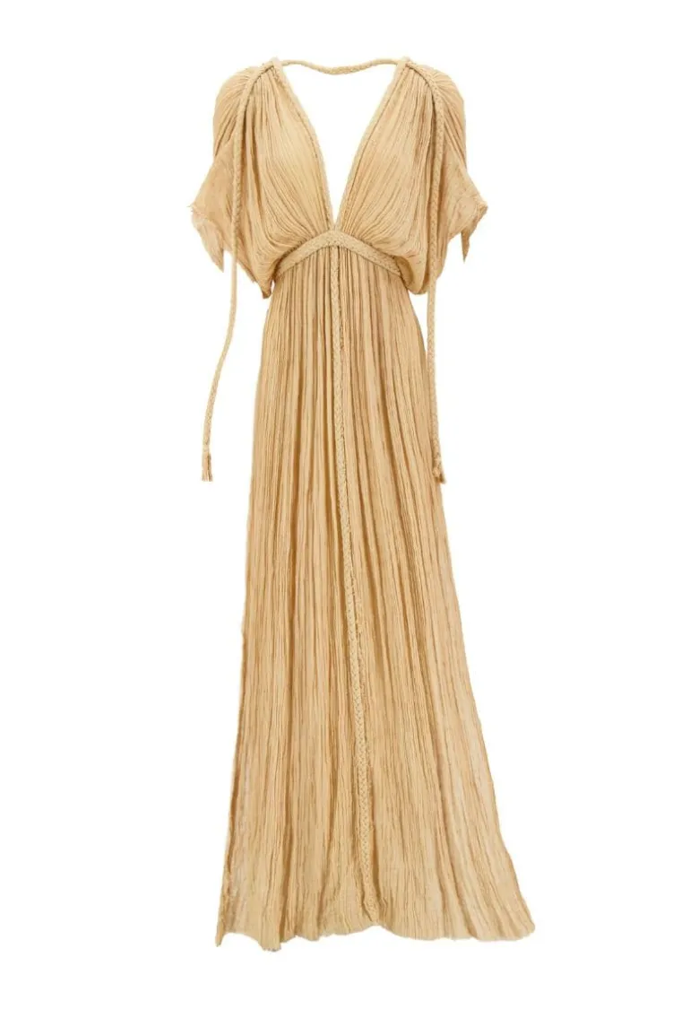 Dresses<CULT MIA ATHENA GOWN IN Sand