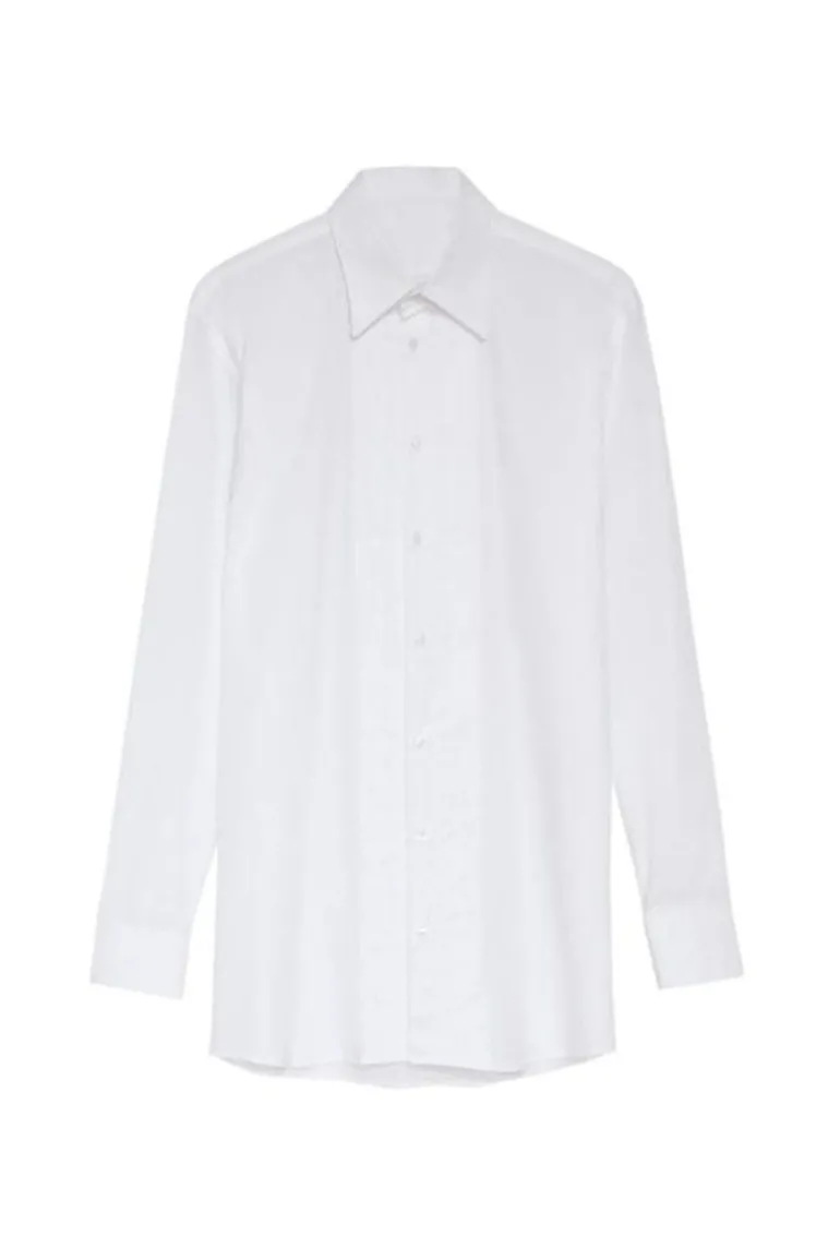 Tops<CULT MIA BABYLON POPLIN SHIRT SHIRT White