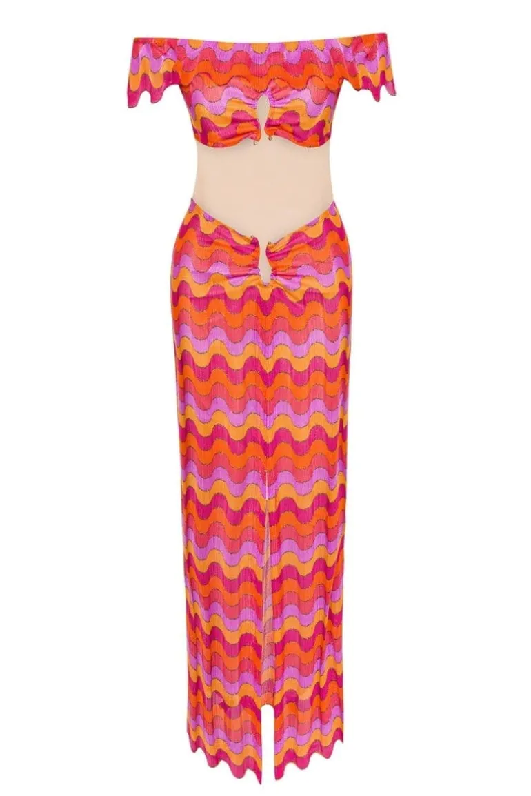 Dresses<CULT MIA BALIANA RETRO MAXI DRESS Print