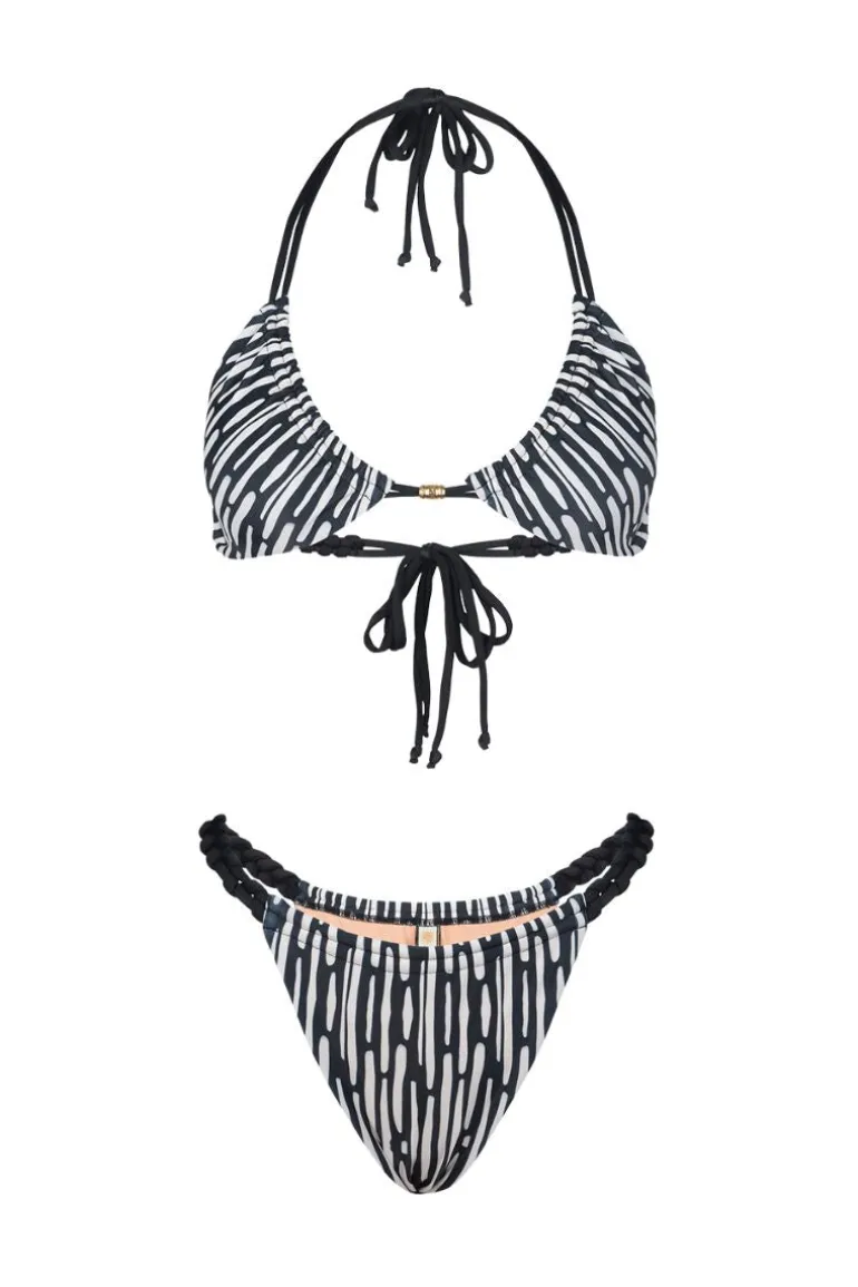 Swimwear<CULT MIA BARBIE ZEBRA BIKINI Zebra Print