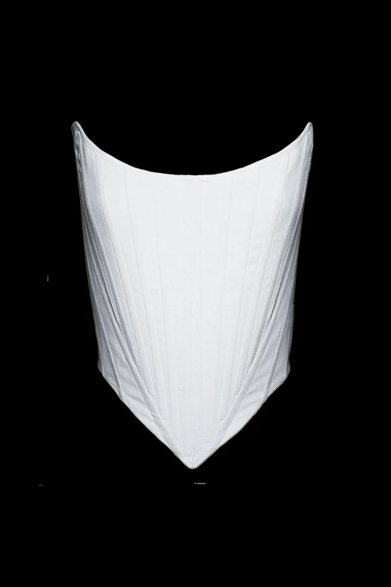 Tops<CULT MIA BAROQUE CORSET IN BLANC Off White