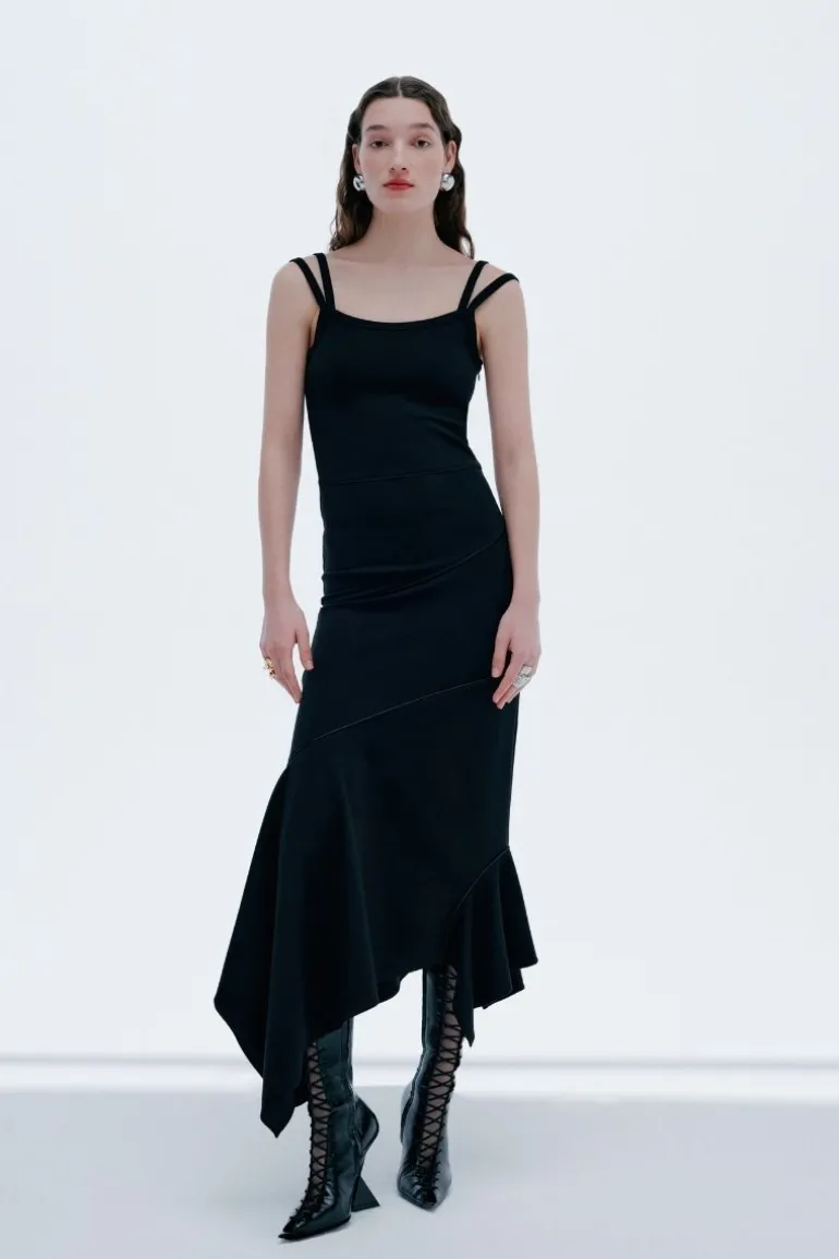 Dresses | Midi Dresses<CULT MIA BEATRIZ DRESS IN DARK GREY Black