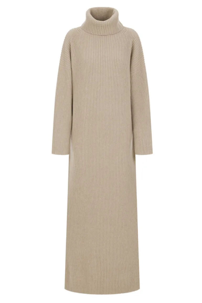 Dresses | Midi Dresses<CULT MIA BIANCA CASHMERE DRESS IN Sand