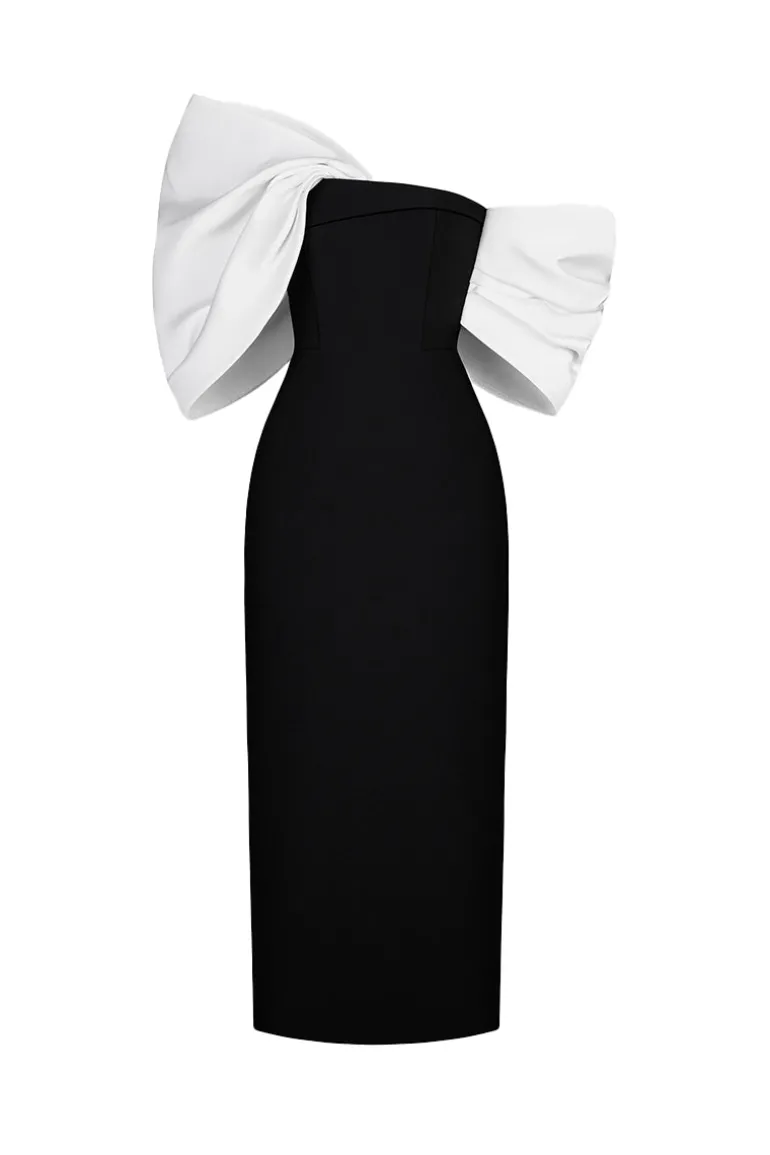 Dresses | Midi Dresses<CULT MIA BIG BOW DRESS Black