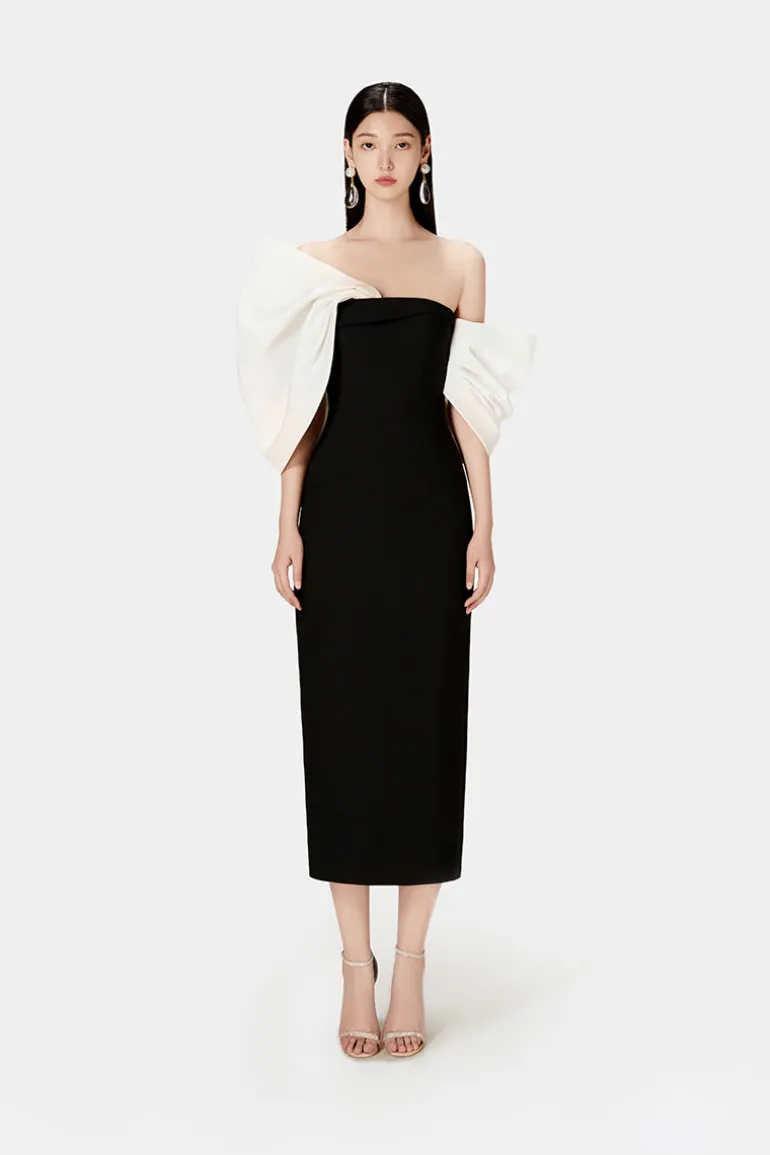 Dresses | Midi Dresses<CULT MIA BIG BOW DRESS Black