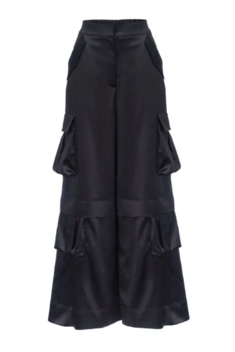 Pants<CULT MIA CARGO PANTS Black