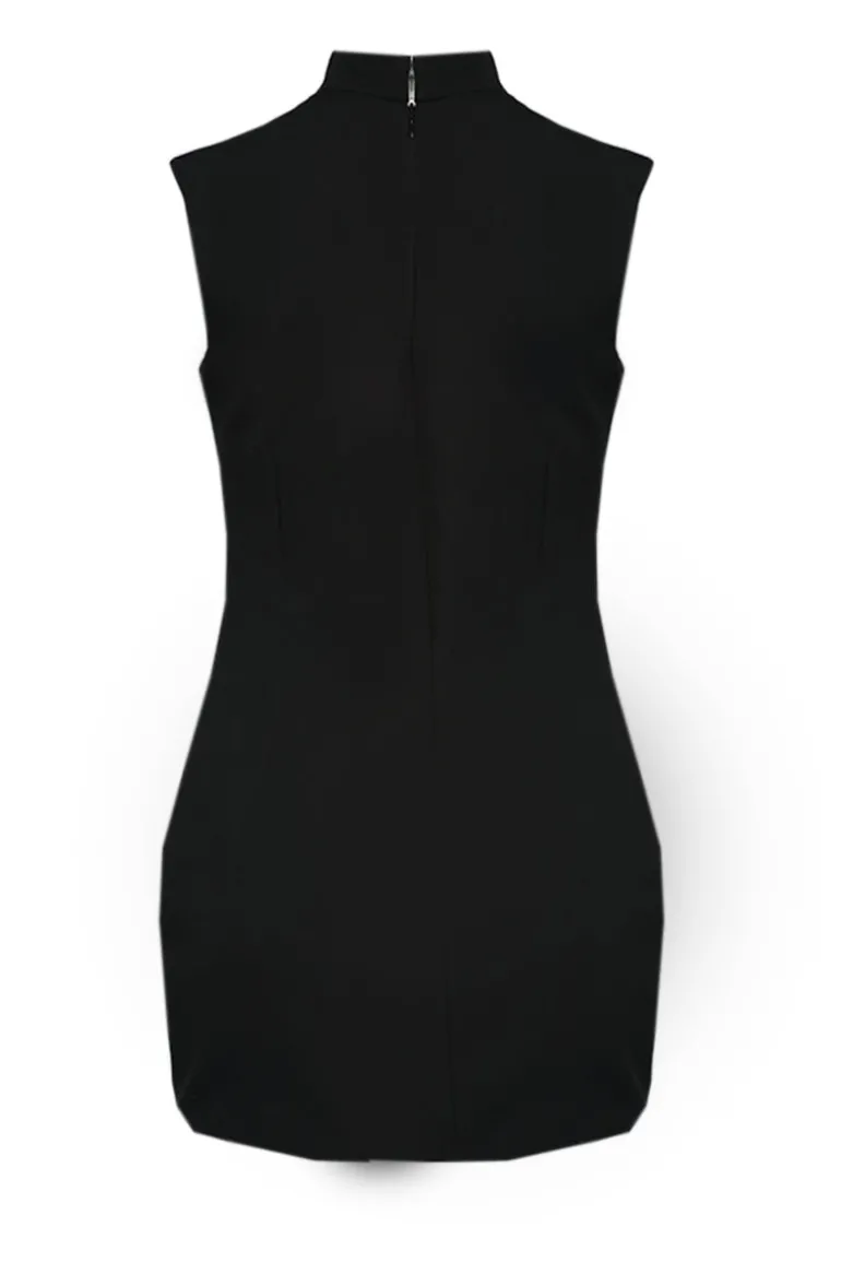 Dresses | Mini Dresses<CULT MIA CRYSTAL ACCENTS CUT-OUT MINI DRESS Black