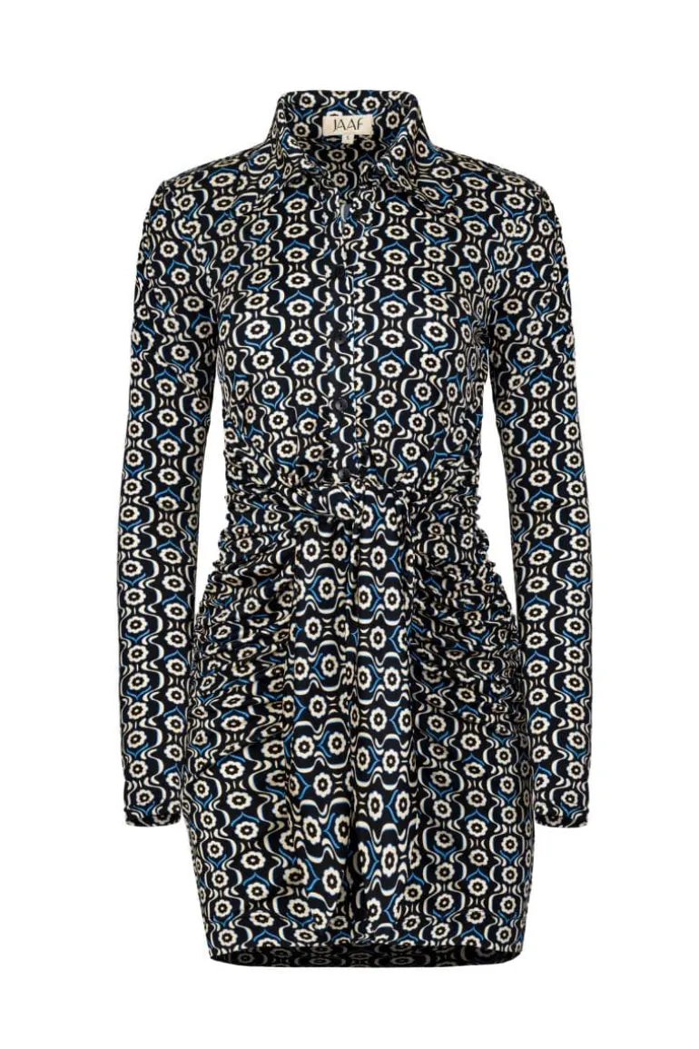 Dresses | Mini Dresses<CULT MIA DAISY PRINT LONG SLEEVE MINI DRESS Black