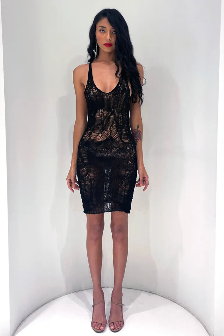 Dresses | Mini Dresses<CULT MIA FITZGERALD RACERBACK MINI DRESS Black