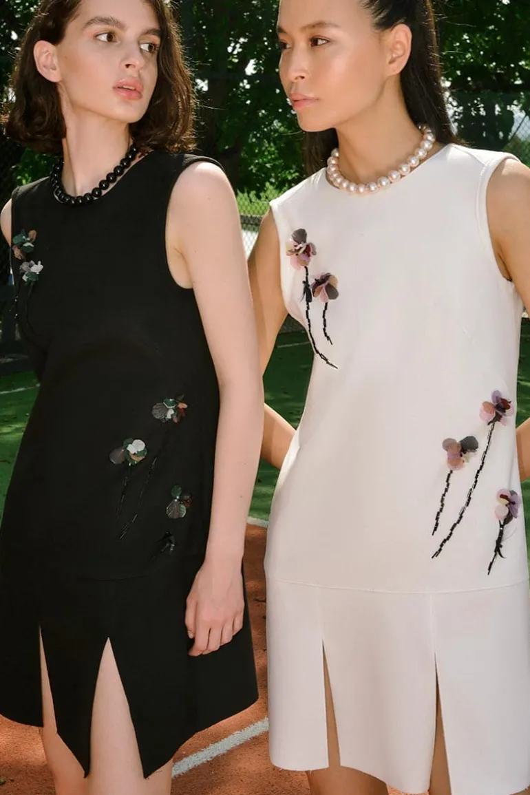 Dresses | Mini Dresses<CULT MIA FLORAL MINI DRESS Black