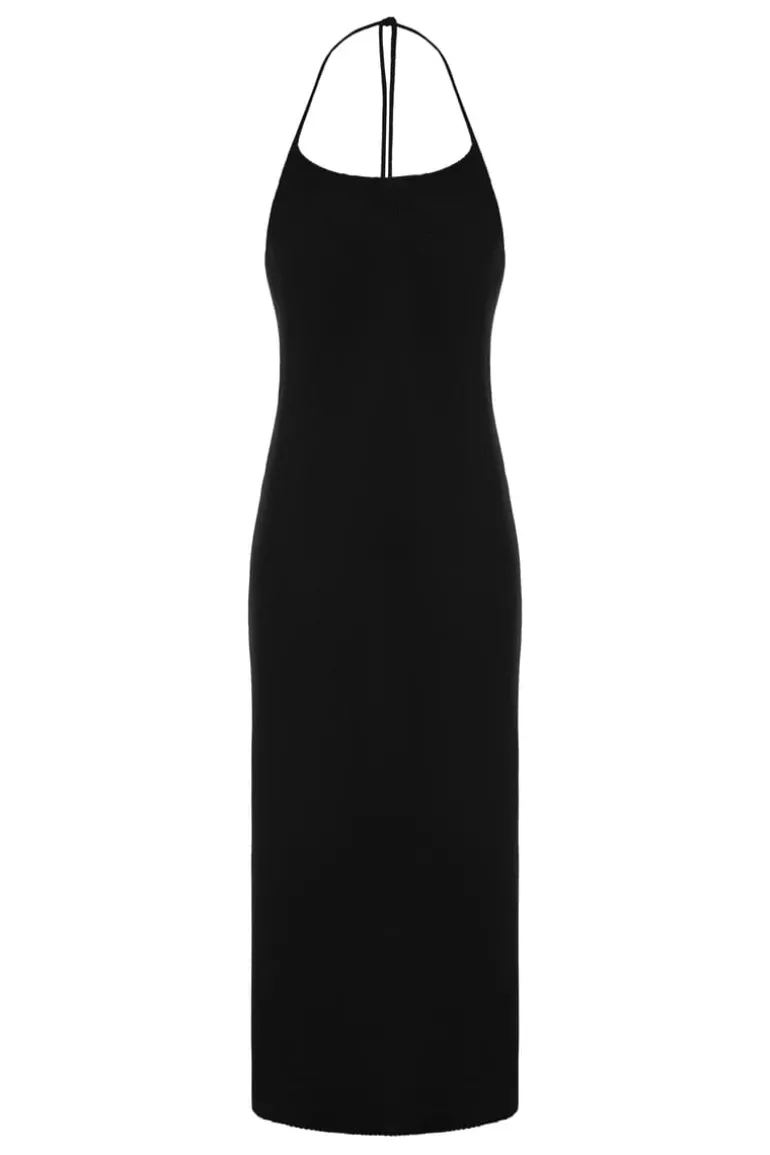 Dresses<CULT MIA KNITTED MAXI DRESS Black