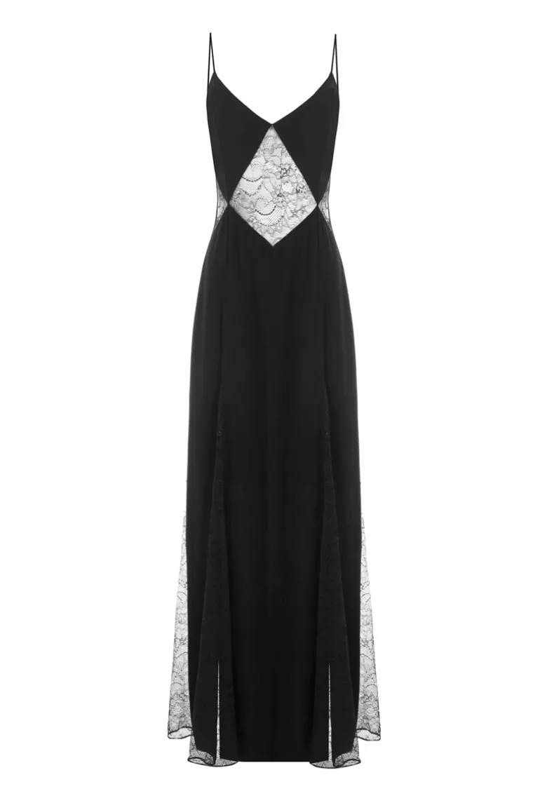 Dresses<CULT MIA LACE MAXI DRESS Black