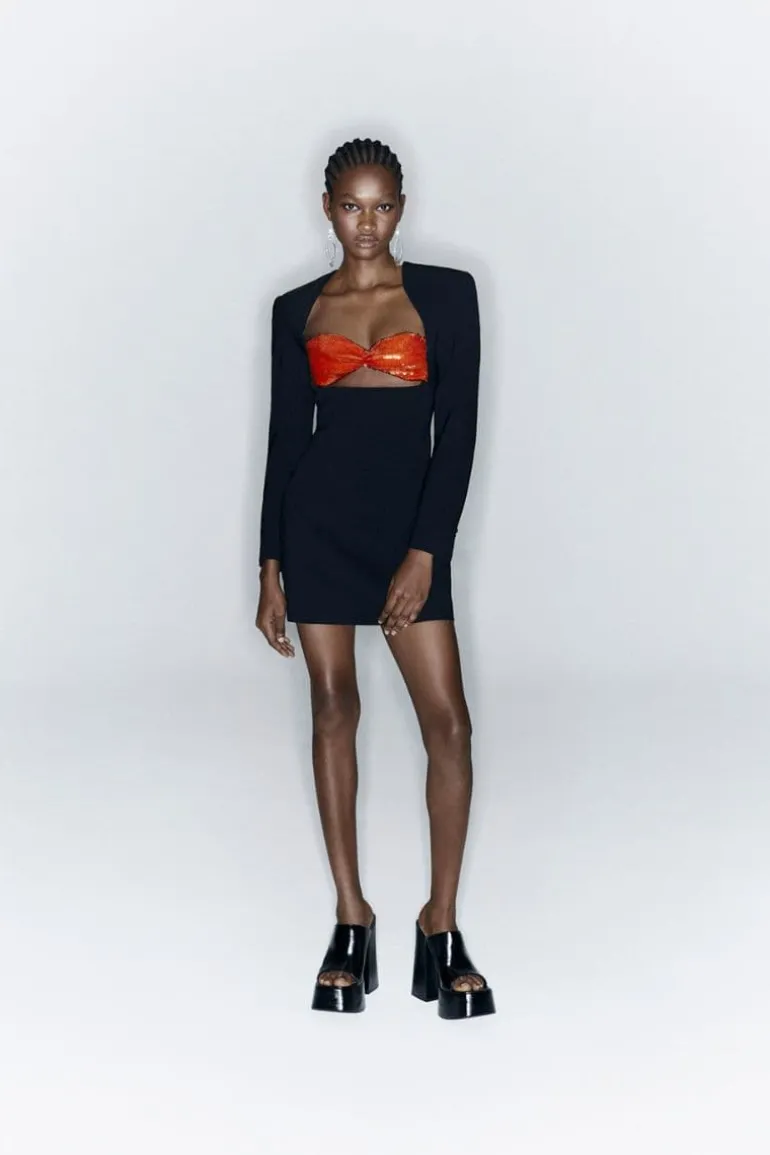 Dresses | Mini Dresses<CULT MIA MINI BLAZER DRESS Black