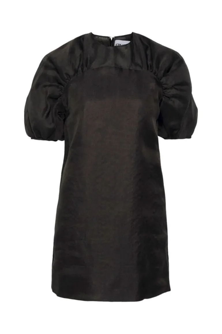 Dresses | Mini Dresses<CULT MIA MINI DRESS WITH RUFFLED SLEEVES Black