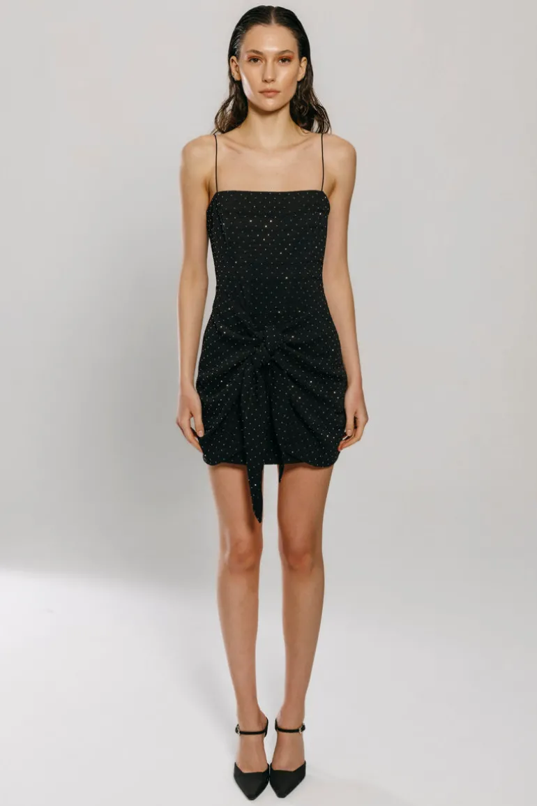 Dresses | Mini Dresses<CULT MIA RHINESTONE MINI DRESS Black