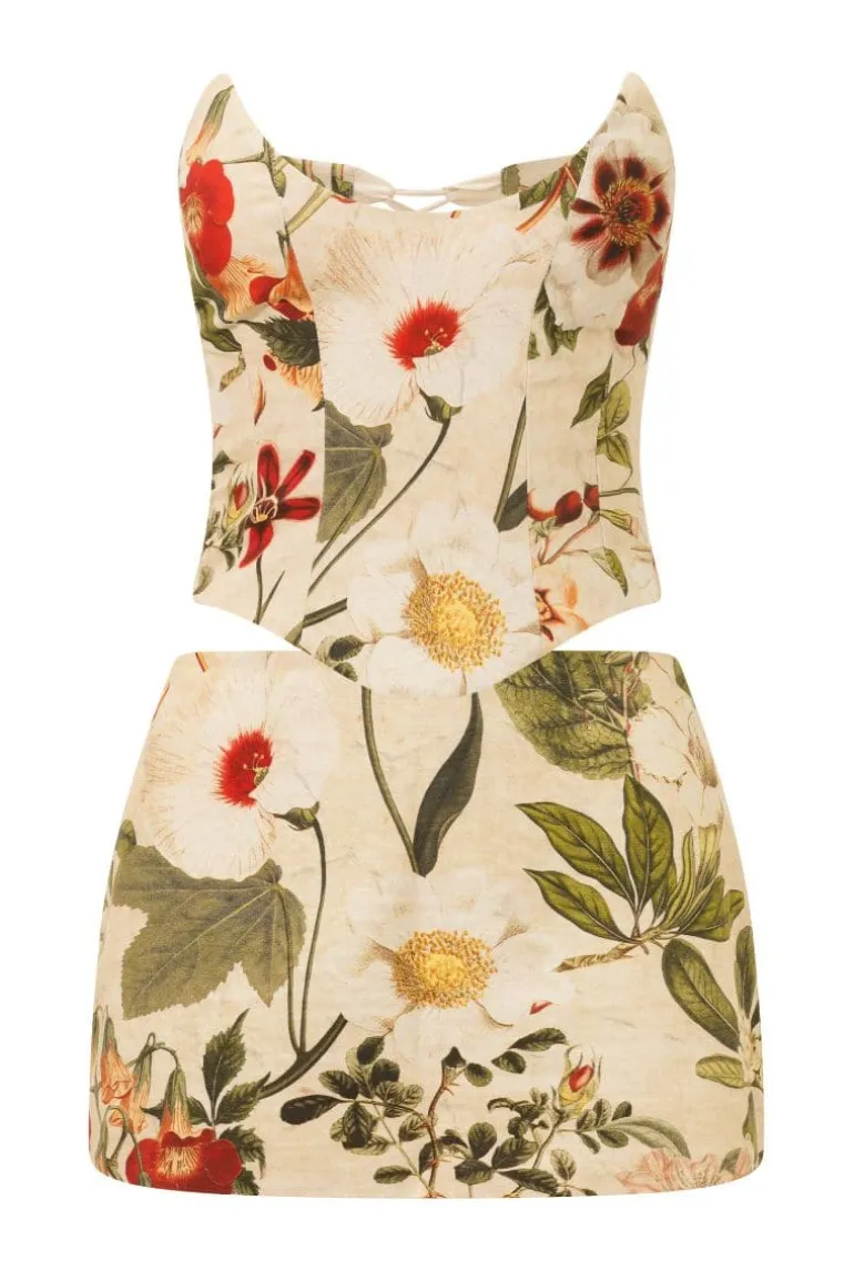 Outfit Sets<CULT MIA BLOOM NIARA CORSET AND SKIRT SET Multicolor