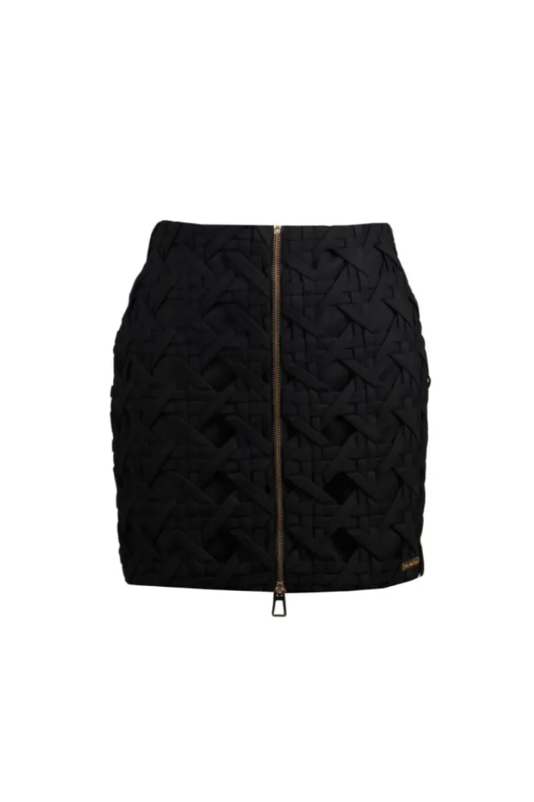 Skirts<CULT MIA BOR MINI SKIRT Black Buffalo
