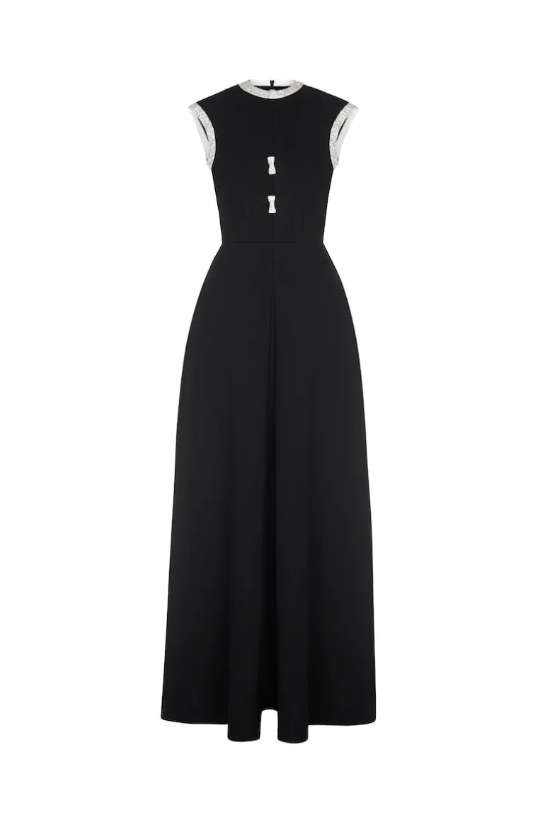 Dresses<CULT MIA BOW TIE DRESS Black