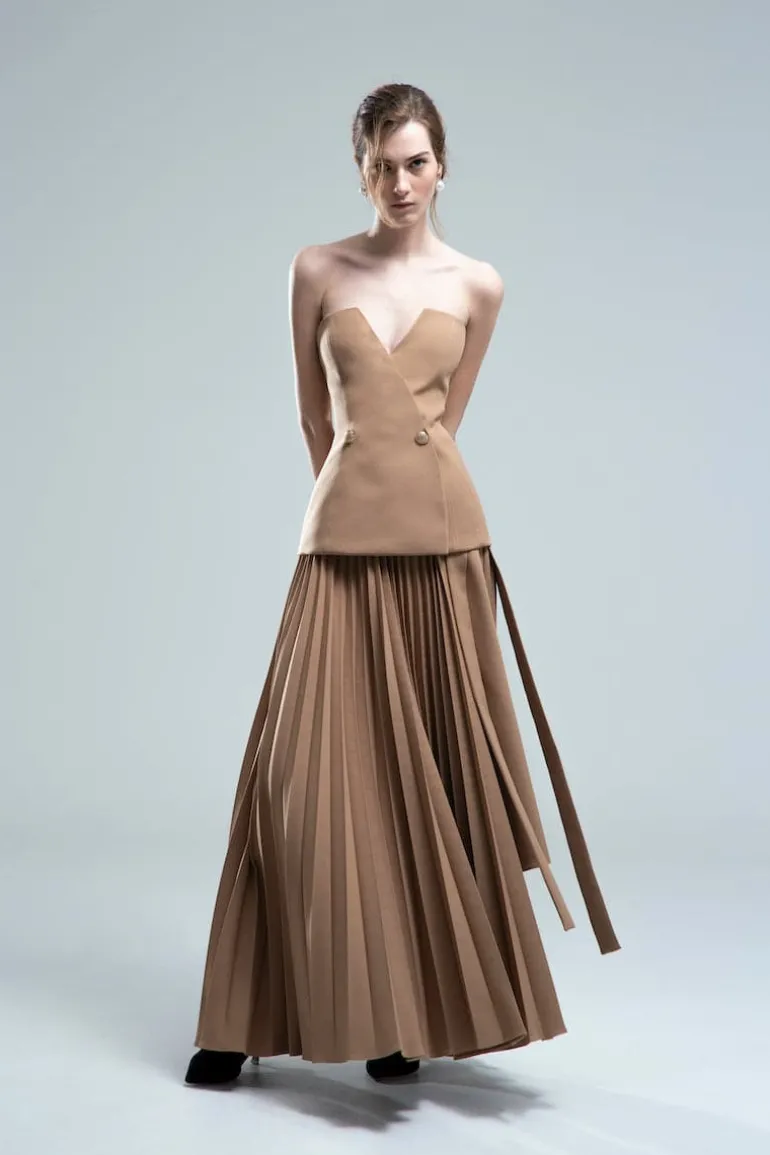 Skirts<CULT MIA BRIANNA MAXI SKIRT Brown