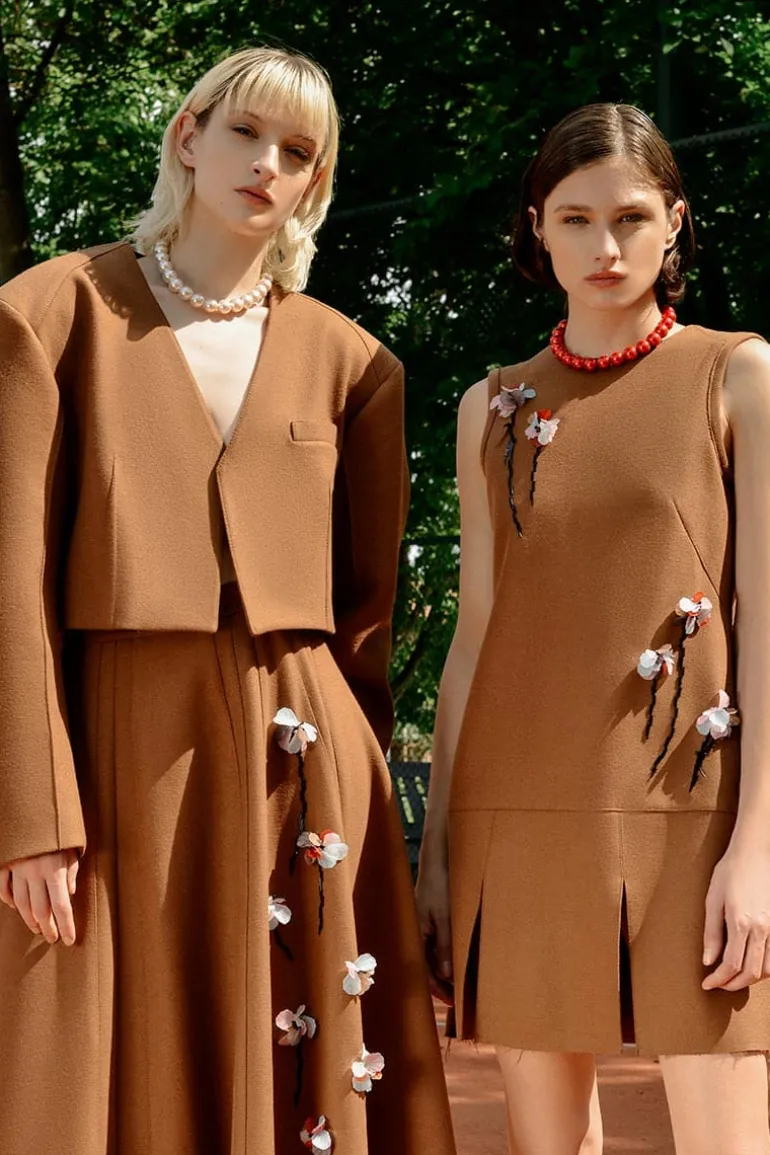Dresses | Mini Dresses<CULT MIA FLORAL MINI DRESS Brown