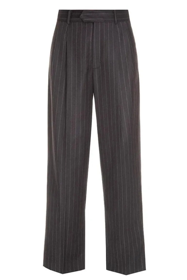 Pants<CULT MIA STRIPED PANTS Brown
