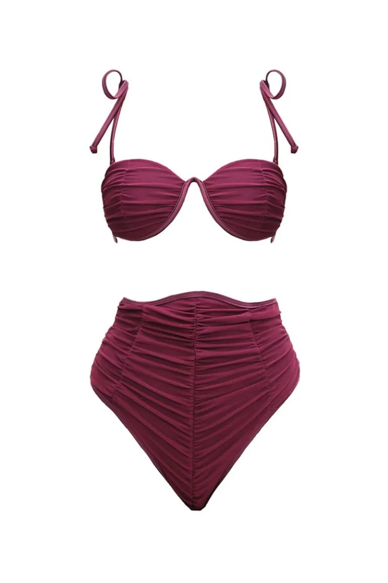 Swimwear<CULT MIA CAPA AMETHYST MESH BIKINI