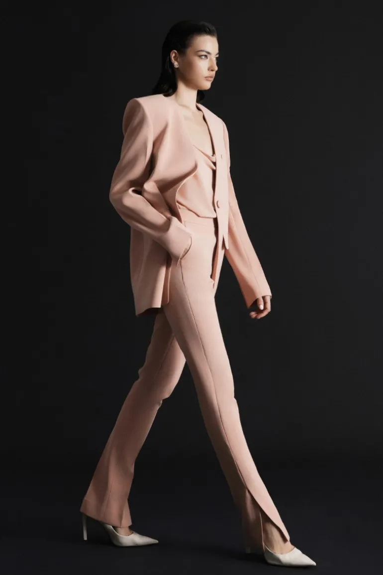 Pants<CULT MIA CARNABY STRAIGHT SLIM LEG PANTS Coral