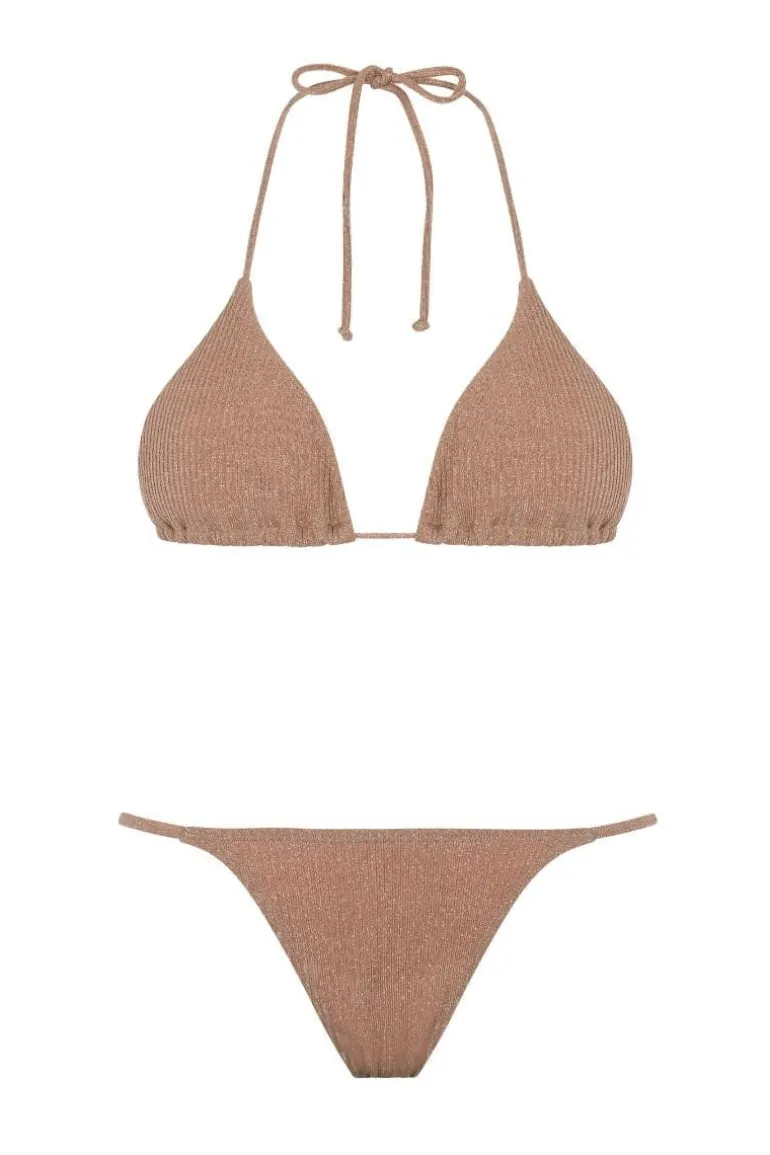Swimwear<CULT MIA BLUSH TRAINGLE BIKINI Champagne