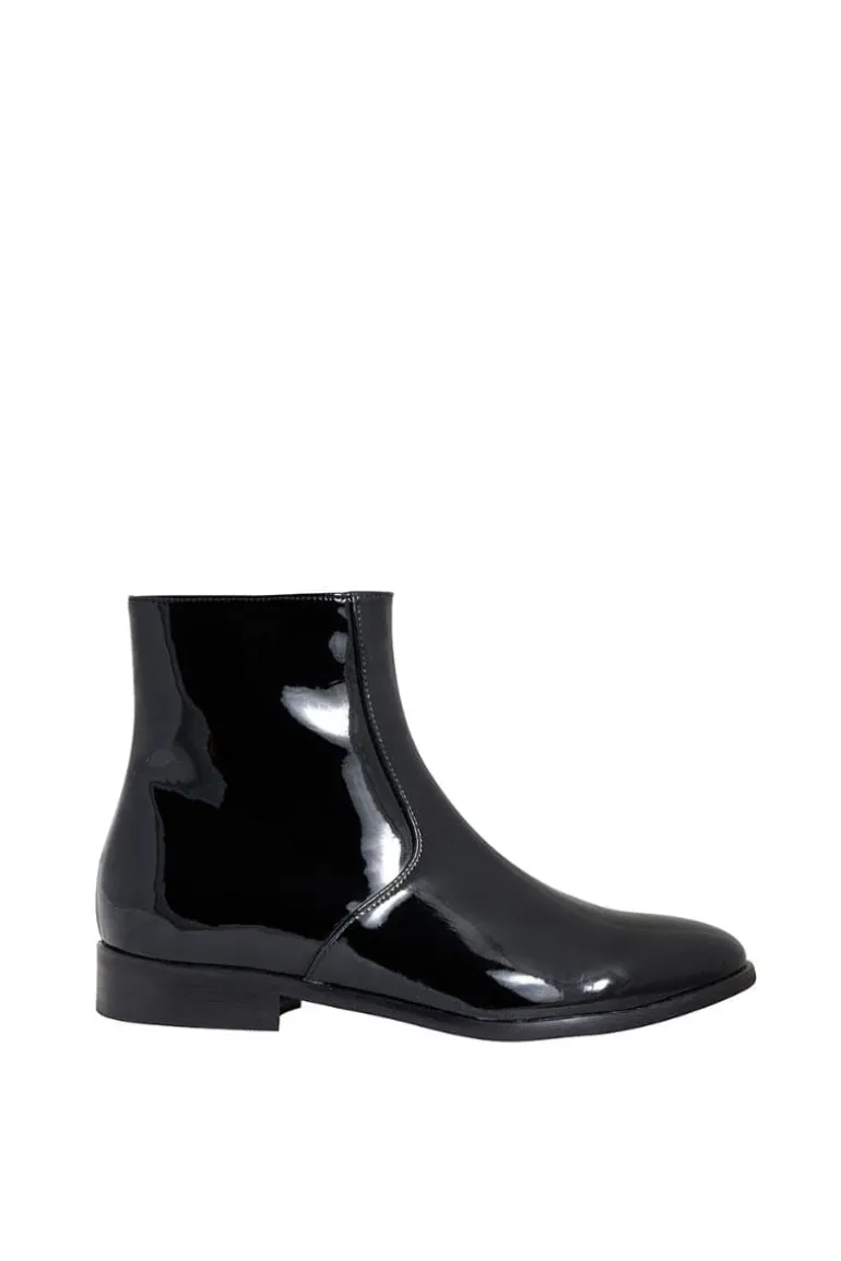 Boots<CULT MIA CHARLI ANKLE BOOTS Black patent-effect