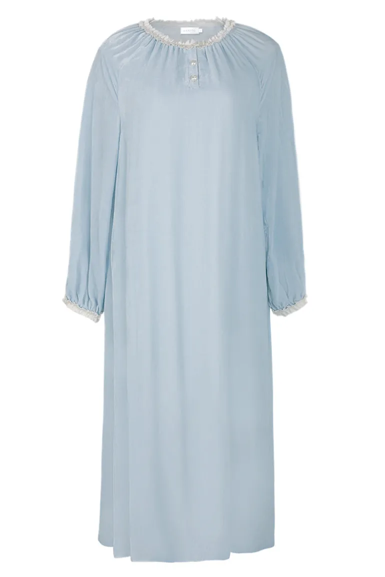 Dresses | Midi Dresses<CULT MIA CHARLOTTE VELVET MIDI DRESS IN BLUE Duitch Canal