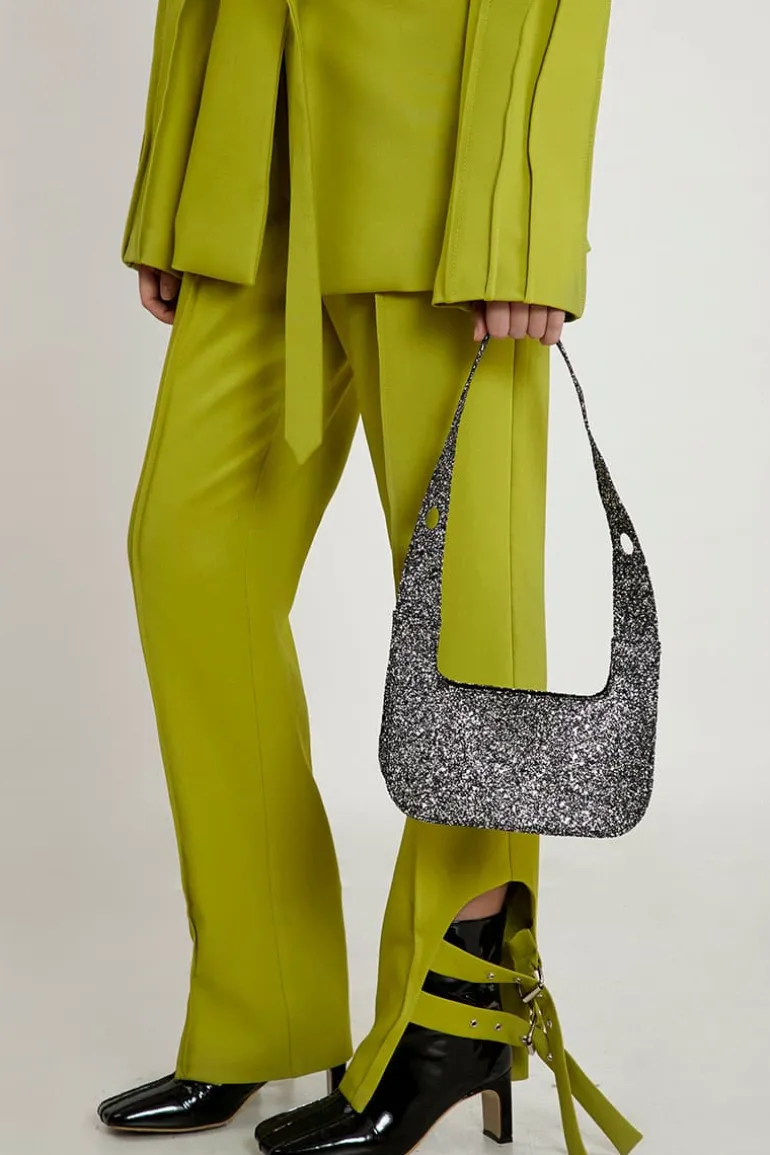 Pants<CULT MIA CHARTREUSE TAILORED SUIT PANTS Chartreuse Green