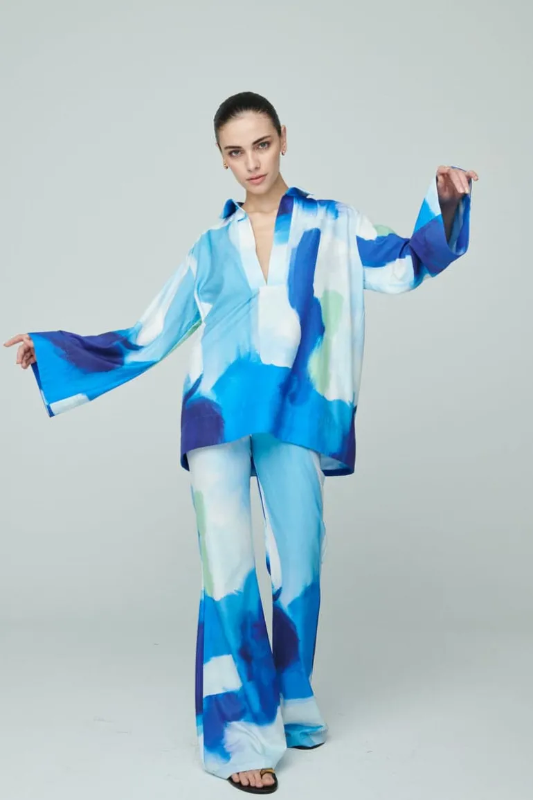 Tops<CULT MIA COROLA FONTANA SHIRT Fontana Print