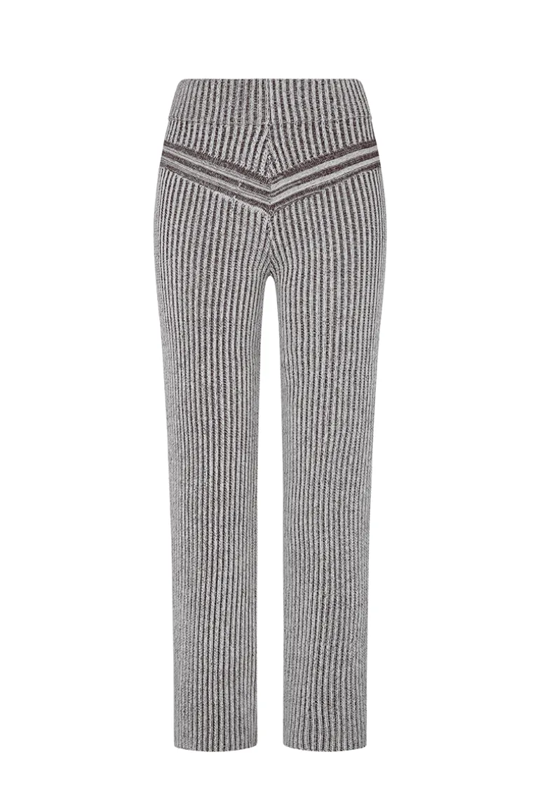 Pants<CULT MIA CORRIENTE IVORY BROWN PANT Grey