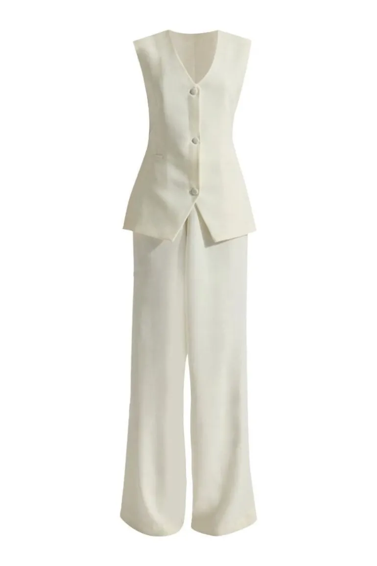 Outfit Sets<CULT MIA X DEME BY GABRIELLA ADALY SET Off White
