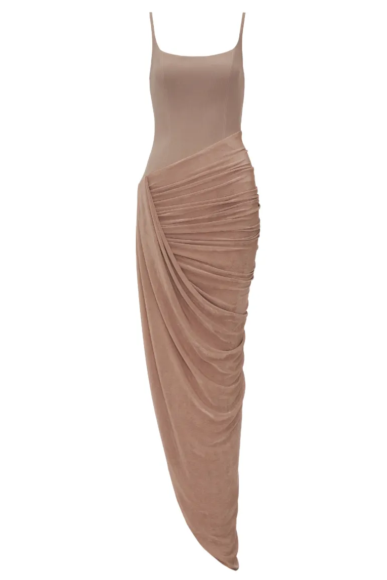 Dresses | Gowns<CULT MIA CURRENT NUDE DRESS IN Brown