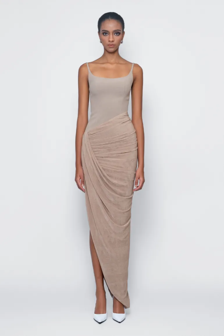 Dresses | Gowns<CULT MIA CURRENT NUDE DRESS IN Brown