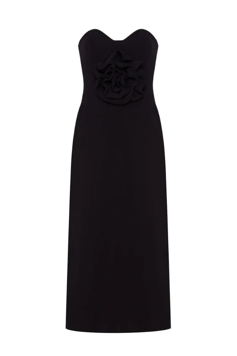 Dresses | Midi Dresses<CULT MIA DARA STRAPLESS MIDI DRESS Black