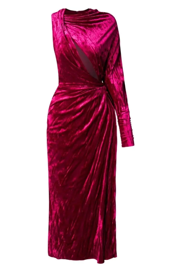 Dresses | Midi Dresses<CULT MIA CUT OUT MIDI DRESS Deep pink