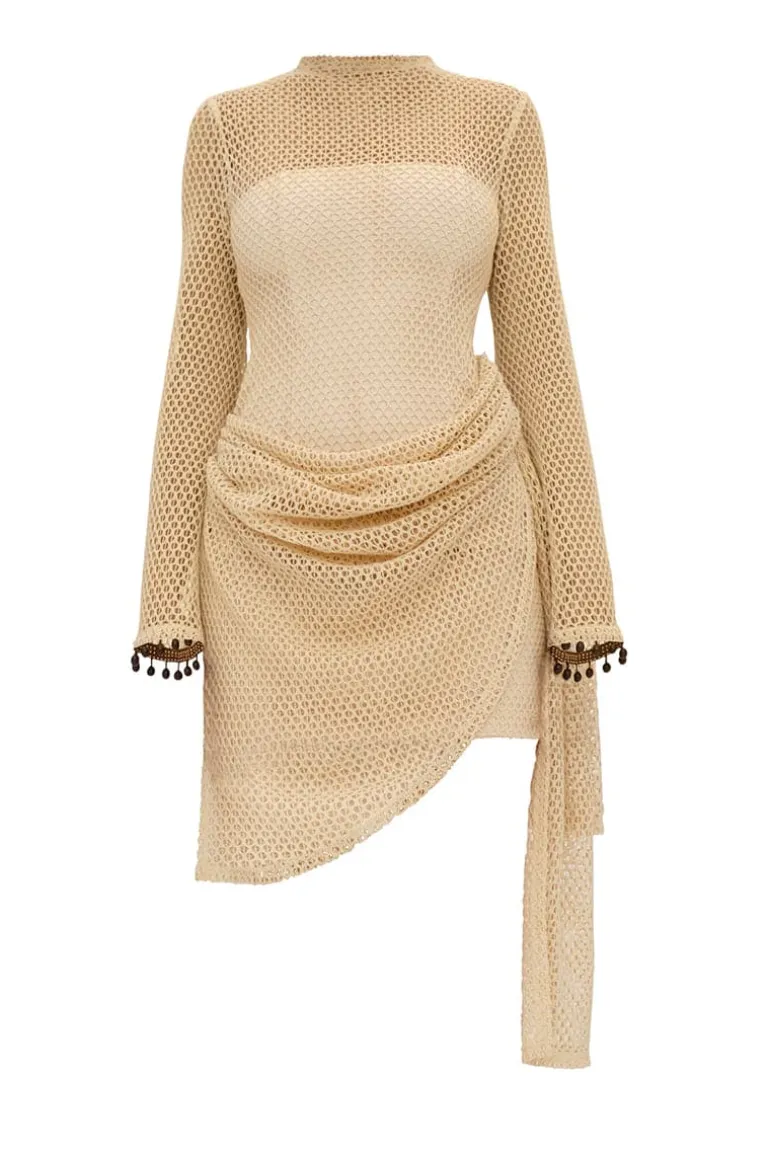 Dresses | Mini Dresses<CULT MIA EGU BUTTER CROCHET MINI DRESS