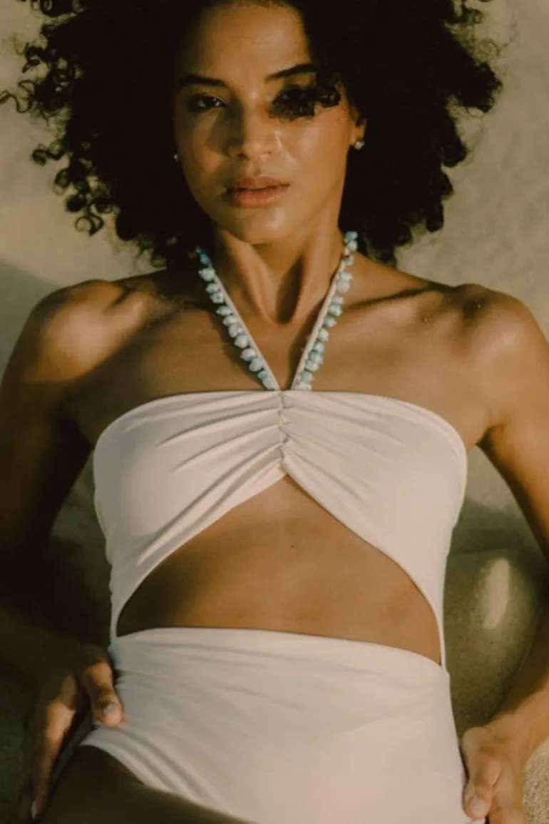 Swimwear<CULT MIA EL CAYO WHITE ONE PIECE Off White