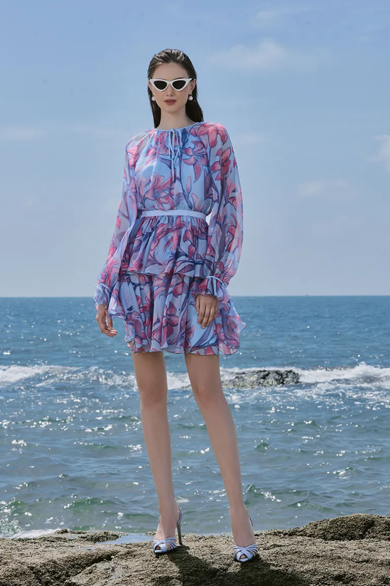 Dresses | Mini Dresses<CULT MIA EL CORAL LAYERED MINI DRESS Multicolor