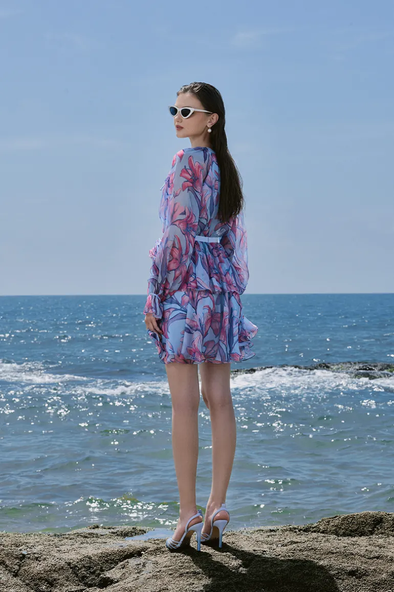 Dresses | Mini Dresses<CULT MIA EL CORAL LAYERED MINI DRESS Multicolor