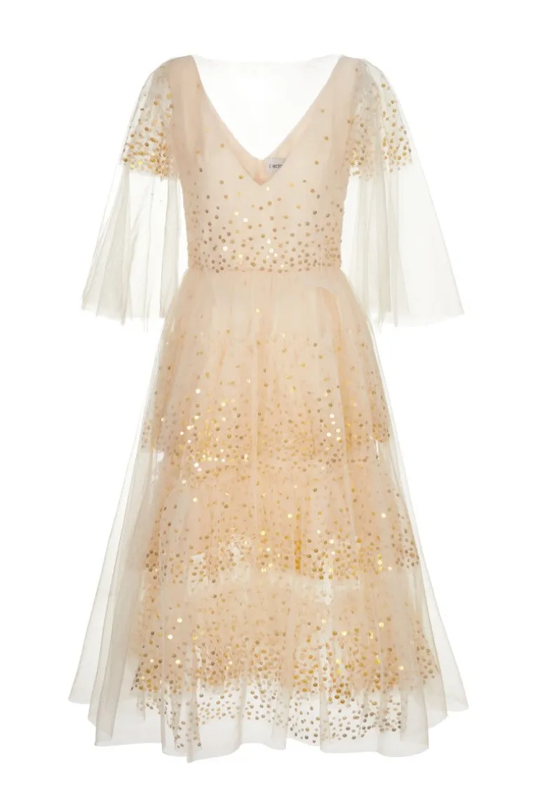 Dresses | Midi Dresses<CULT MIA ELLEN DRESS Beige