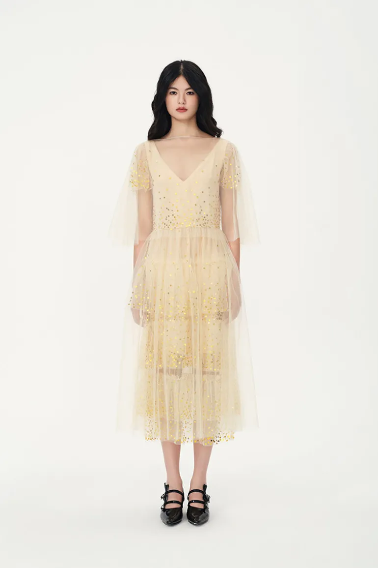 Dresses | Midi Dresses<CULT MIA ELLEN DRESS Beige