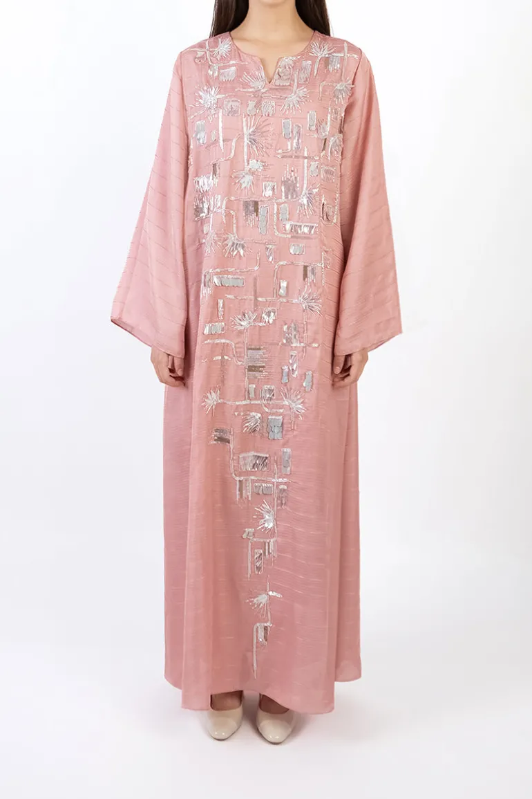 Dresses<CULT MIA EMBELLISHED DETAIL DRESS IN DUSTY PINK Light Pink